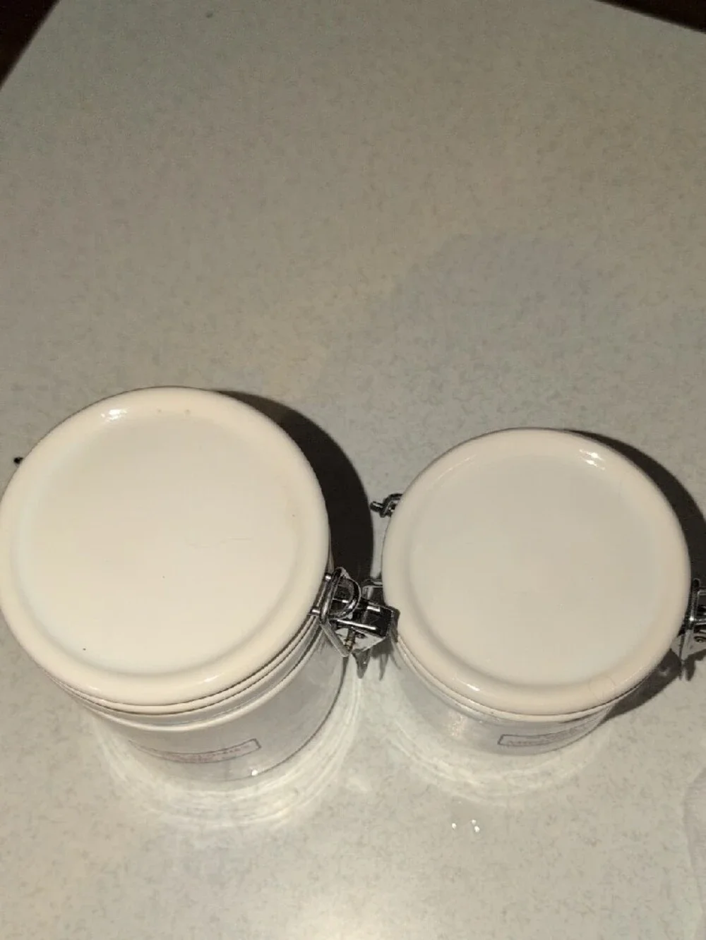 Vintage 1980s Miracle Whip Promotional Jars - 2pc Set w/ Rare Misprint Inverted